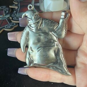 Oogie Boogie Nightmare Before Christmas Silver Pendant